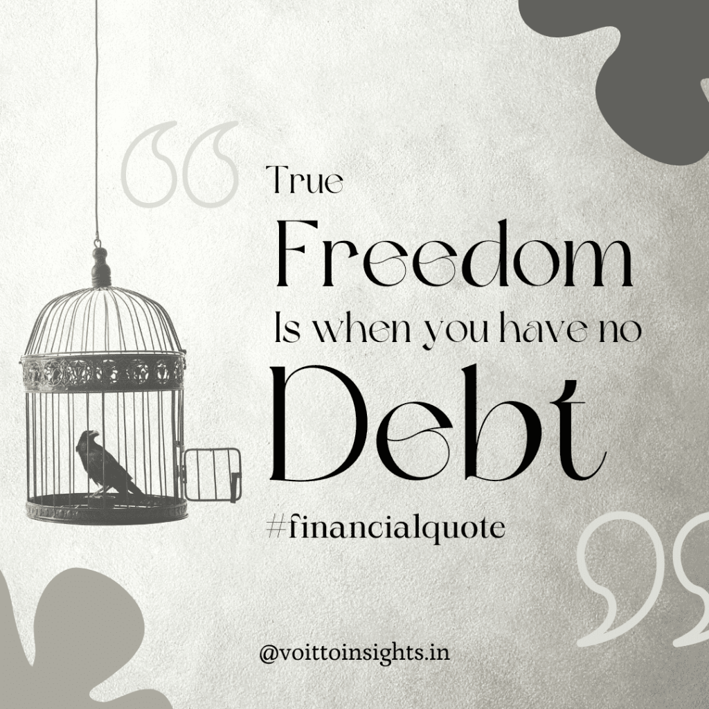 Freedom from Debt quote