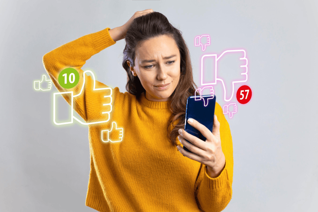 Instagram scroller confused with different messages