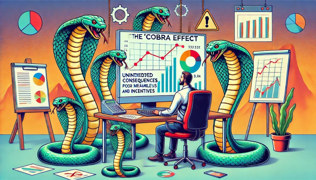 Cobra effect. Unintended consequences